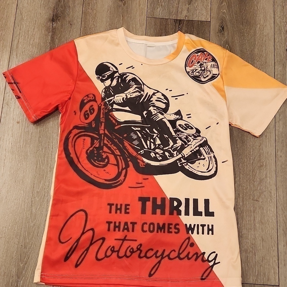 Vintage Motorcycling Short Sleeve Shirt